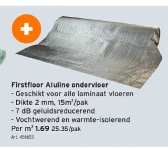 GAMMA Firstfloor aluline ondervloer aanbieding