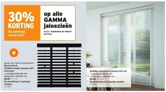 GAMMA Gamma houten jaloezie 947 matzwart aanbieding