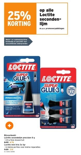 Loctite secondelijm precision 5 g