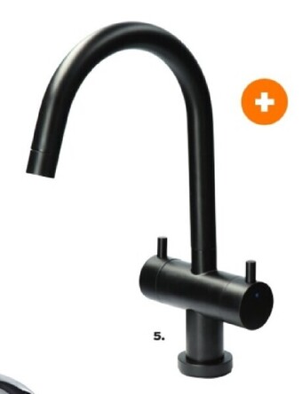 GAMMA Atlantic keukenkraan adrian zwart aanbieding