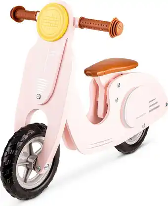 New classic toys houten loopfiets - scooter - roze - zithoogte 33 centimeter
