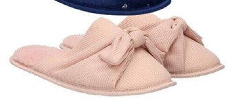 Pantoffel met strik