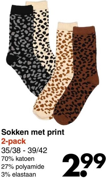 Sokken met print