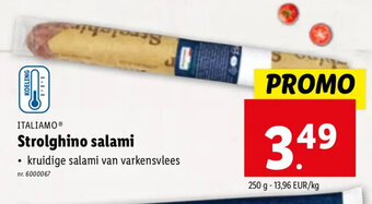 Lidl Strolghino salami aanbieding