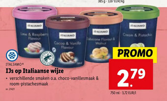 Lidl IJs op Italiaanse wijze aanbieding