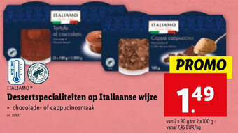 Dessertspecialiteiten op Italiaanse wijze