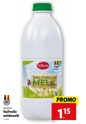 Halfvolle weidemelk
