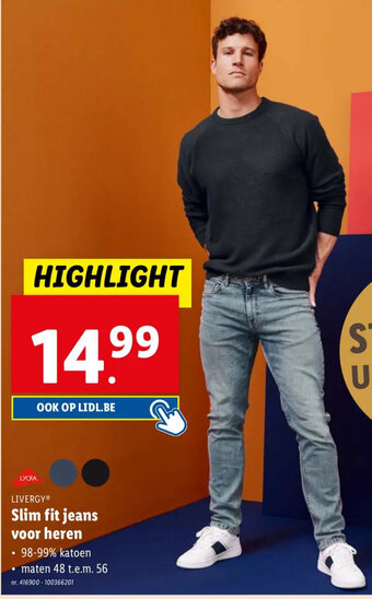 Slim fit jeans voor heren