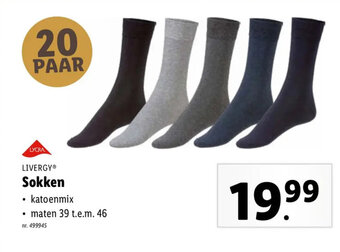 Lidl Sokken aanbieding