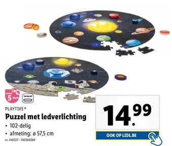 Puzzel met ledverlichting