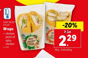 Lidl Wraps aanbieding