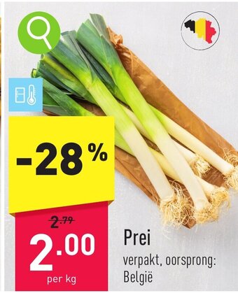 ALDI Prei aanbieding