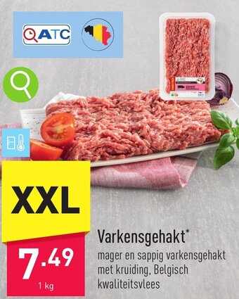 ALDI Varkensgehakt 1 kg aanbieding