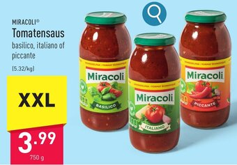ALDI Tomatensaus 750 g aanbieding