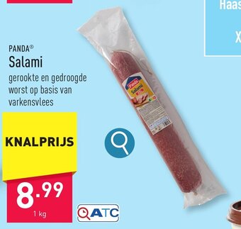 ALDI Salami aanbieding