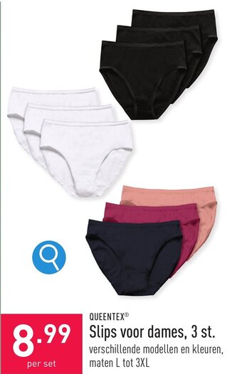 ALDI Slips voor dames aanbieding