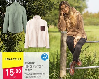 ALDI Fleecetrui voor dames aanbieding