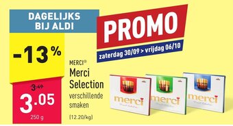 ALDI Merci Selection 250 g aanbieding