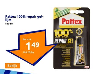 Pattex 100% repair gel lijm