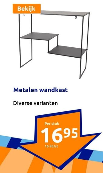 Action Metalen wandkast aanbieding