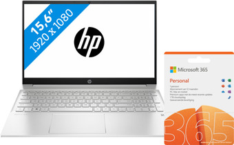 Coolblue Hp pavilion 15-eg2009nb azerty + office 365 aanbieding