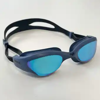 Decathlon Zwembril met spiegelglas the one blauw aanbieding