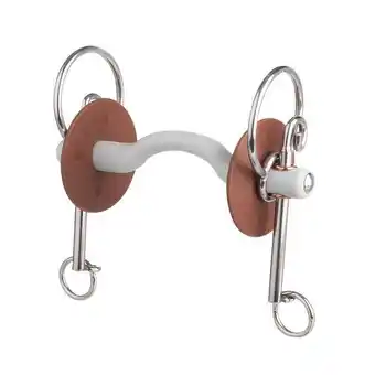 Decathlon Swales bit voor hard paard, lang met tongpoort beris aanbieding
