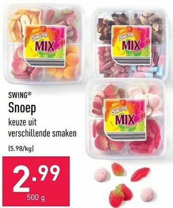 ALDI Swing snoep aanbieding