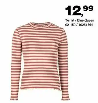 Bristol T-shirt - blue queen aanbieding
