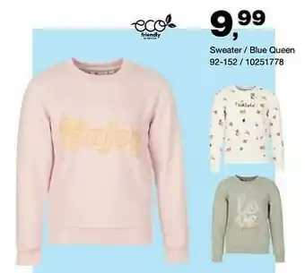 Bristol Sweater - blue queen aanbieding