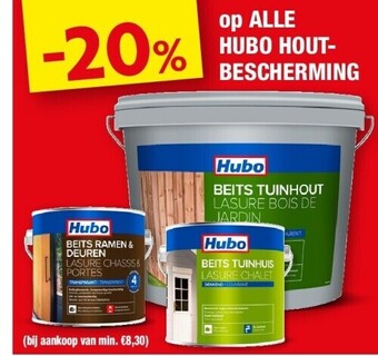 Hubo Op alle hubo hout- bescherming aanbieding