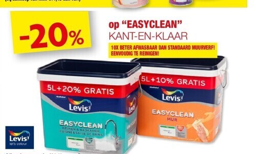 Hubo Op “easyclean” aanbieding