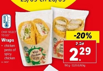 Lidl Wraps aanbieding