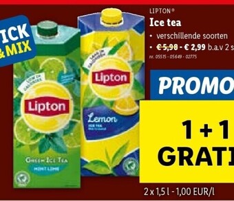 Lidl Ice tea aanbieding