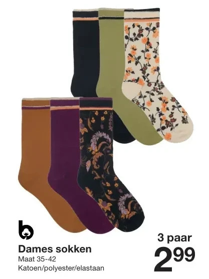 Zeeman Dames sokken aanbieding