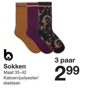 Zeeman Sokken aanbieding