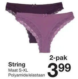 Zeeman String aanbieding