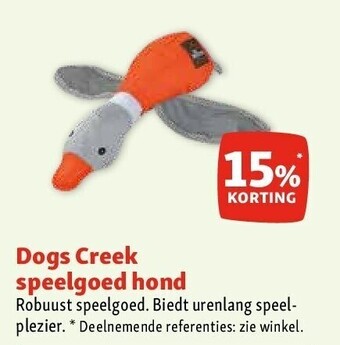 Maxi Zoo Dogs creek speelgoed hond aanbieding