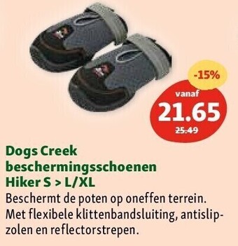 Maxi Zoo Dogs creek beschermingsschoenen hiker s > l/xl aanbieding