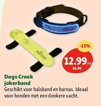Maxi Zoo Dogs creek jokerband aanbieding