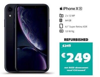 Base Iphone x aanbieding