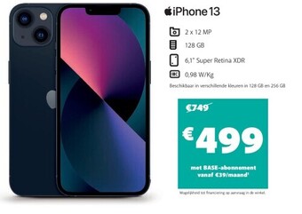 Base Iphone 13 aanbieding