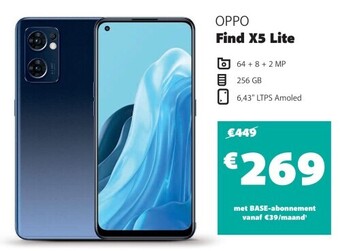 Base Oppo find x5 lite aanbieding