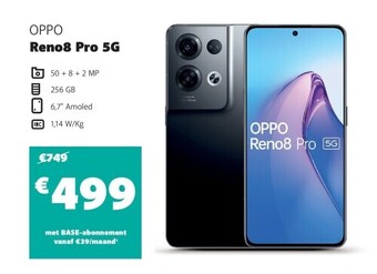 Base Oppo reno8 pro 5g aanbieding