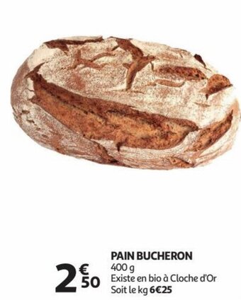 Auchan PAIN BUCHERON 400 g aanbieding