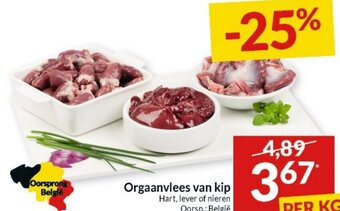 Intermarché Orgaanvlees van kip aanbieding