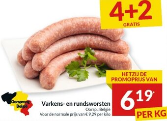 Intermarché Varkens- en rundsworsten aanbieding