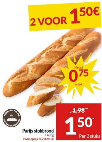 Intermarché Parijs stokbrood aanbieding