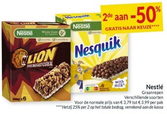 Intermarché Nestlé Graanrepen aanbieding
