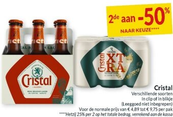 Intermarché Cristal Verschillende soorten In clip of in blikje aanbieding